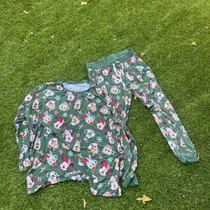 Magical Little Babes Disney Christmas Bamboo Womens Pajama Set